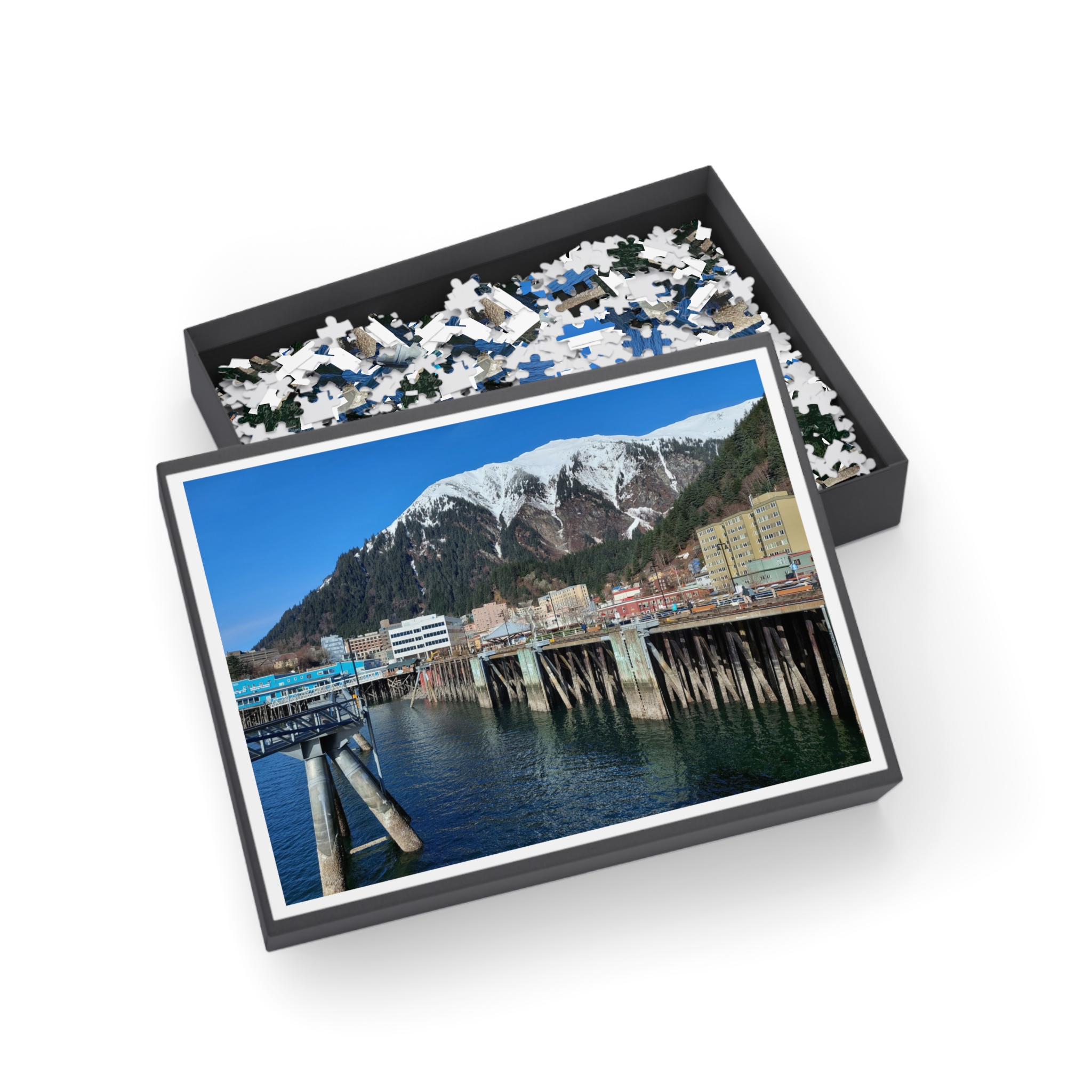 Puzzle (252, 500 or 1000-Piece) - Alaska - Juneau Waterfront - Image 6
