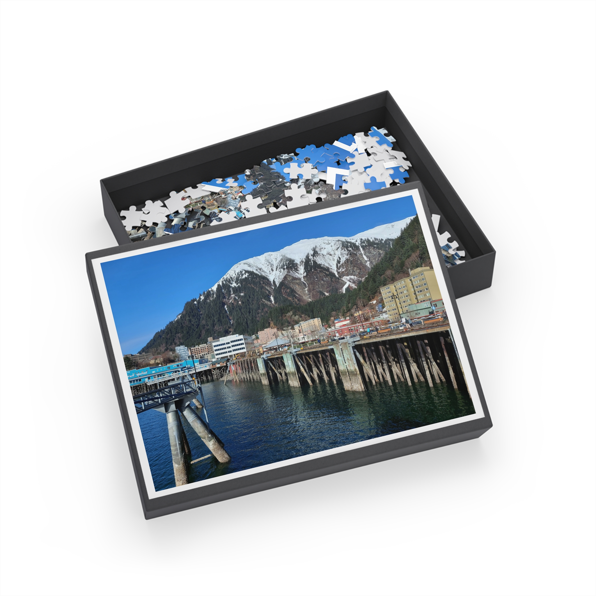 Puzzle (252, 500 or 1000-Piece) - Alaska - Juneau Waterfront - Image 9
