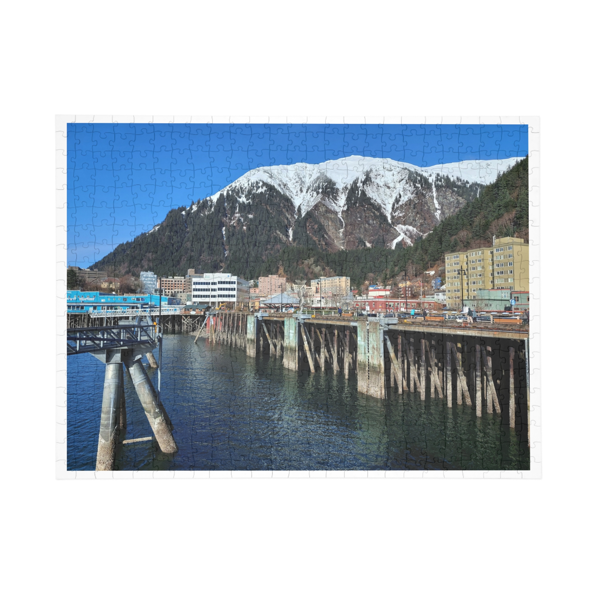 Puzzle (252, 500 or 1000-Piece) - Alaska - Juneau Waterfront - Image 4