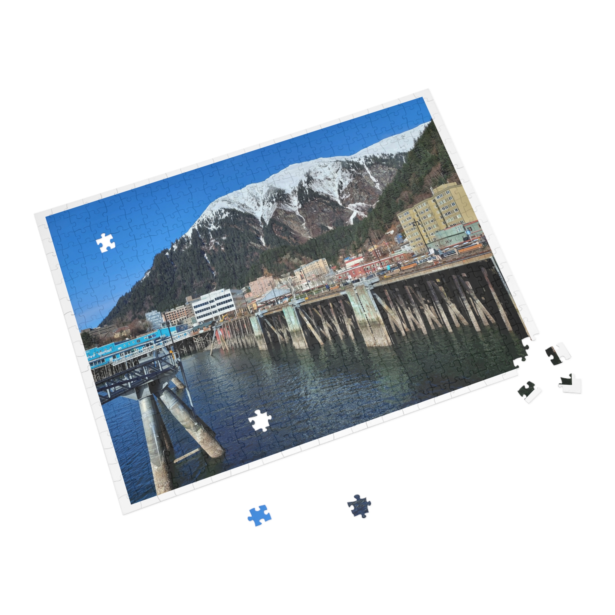 Puzzle (252, 500 or 1000-Piece) - Alaska - Juneau Waterfront - Image 5