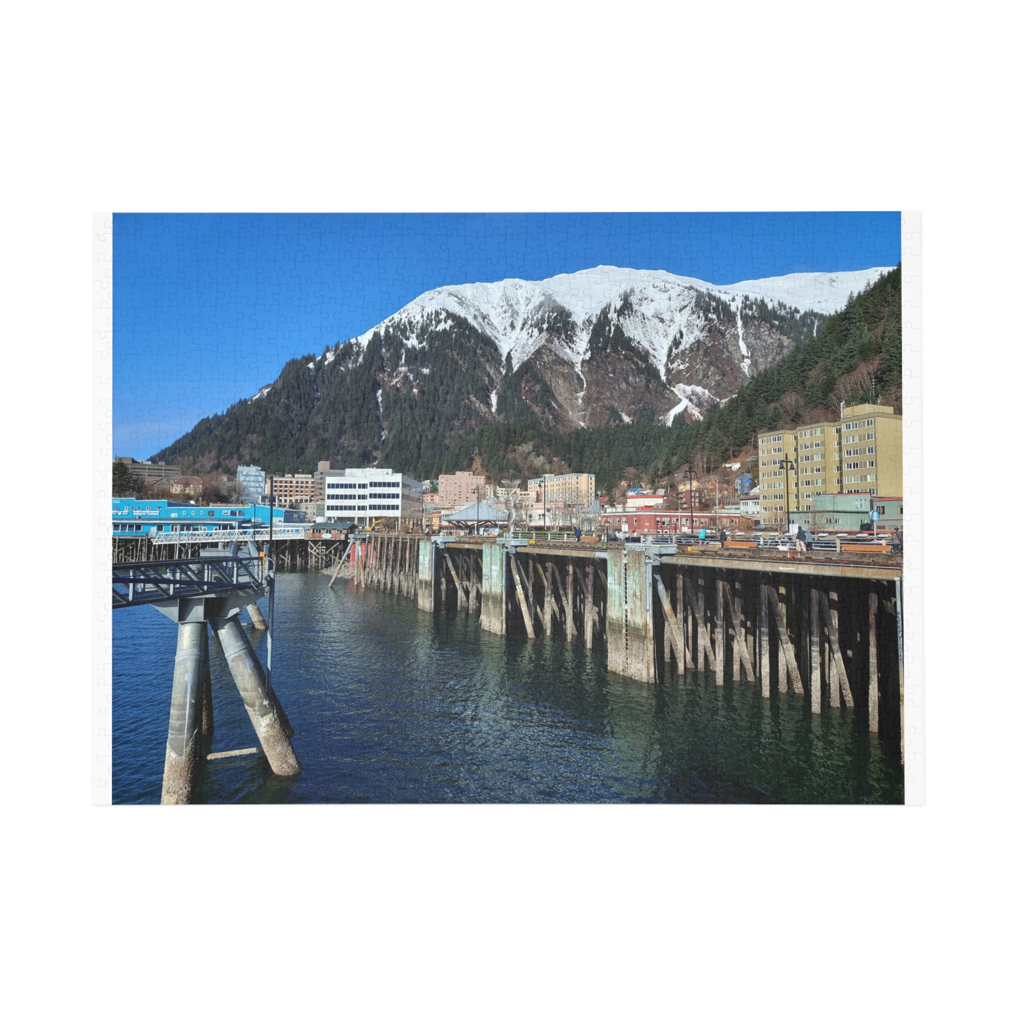 Puzzle (252, 500 or 1000-Piece) - Alaska - Juneau Waterfront